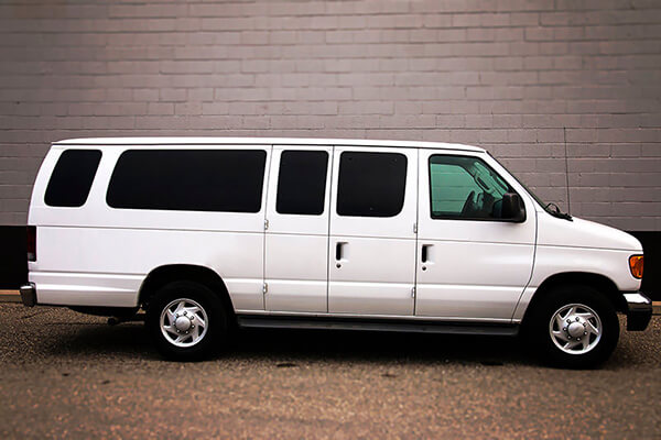 10-passenger party van