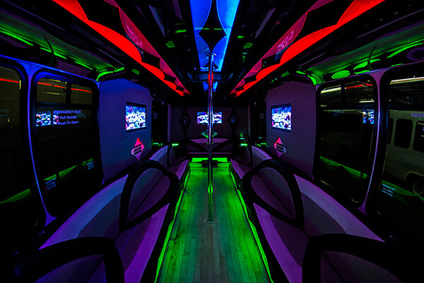 Limo bus rental in Charleston SC