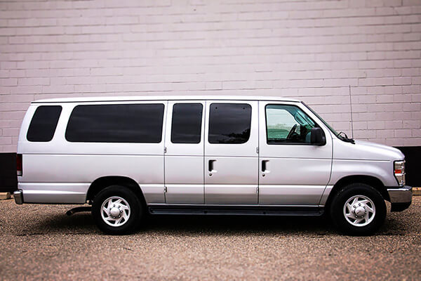 8-passenger party van